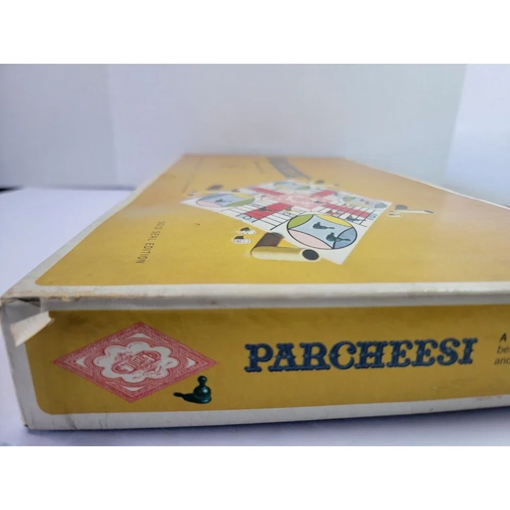 Vintage 1964 Parcheesi Gold Seal Edition No. 2 Selchow & Righter Board Game...